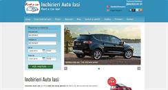 Desktop Screenshot of inchirieri-auto-iasi.ro