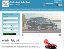 Tablet Screenshot of inchirieri-auto-iasi.ro
